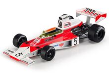 GP Replicas GP131A McLaren Ford M23 #11 'Emerson Fittipaldi' winner Belgian GP & F1 World Champion 1974
