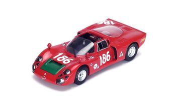 Spark Model S4874 Alfa Romeo 33/2 #186 'Ignazio Giunti - Nanni Galli' 2nd pl Targa Florio 1968