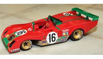 Marsh Models MM272B16 Ferrari 312PB #16 'Carlos Pace - Arturo Merzario' 2nd pl Le Mans 1973