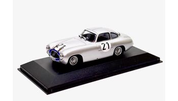 Max Models - Minichamps 3310 Mercedes Benz 300SL #21 'Herrmann Lang - Fritz Riess' 1st pl Le Mans 1952