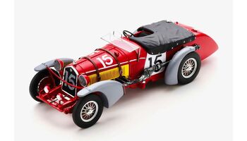 Spark Model S3869 Alfa Romeo 8C #15 'Raymond Sommer - Raymond d'Estrez de Saugé' Le Mans 1935.
