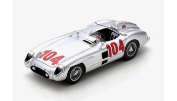 Spark Model 43TF55 Mercedes-Benz 300 SLR #104 'Stirling Moss - Peter Collins' Winner Targa Florio 1955