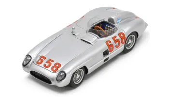 Spark Model S5857 Mercedes-Benz 300 SLR #658 'Juan Manuel Fangio' 2nd pl Mille Miglia 1955