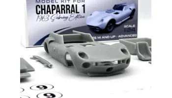 Micron Modeling MMCH1 Chaparral 1 #9 'Jim Hall - Hap Sharp' DNF 12 hrs of Sebring 1963,