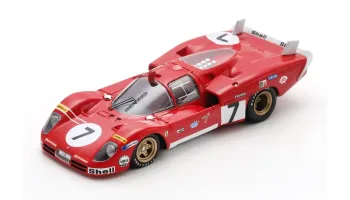 LookSmart Models LSLM176 Ferrari 512 S S.E.F.A.C. #7 'Derek Bell - Ronnie Peterson' DNF Le Mans 1970