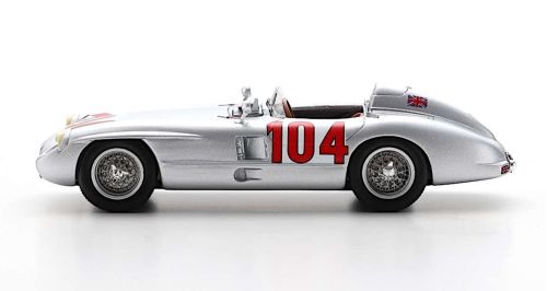 Spark Model 43TF55 Mercedes-Benz 300 SLR #104 'Stirling Moss - Peter Collins' Winner Targa Florio 1955 Spark Model 43TF55 Mercedes-Benz 300 SLR #104 'Stirling Moss - Peter Collins' Winner Targa Florio 1955