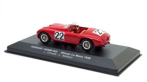 IXO Models LM1949 Ferrari 166MM Barchetta #22 'Luigi Chinetti - Lord Selsdon' winner Le Mans 1949