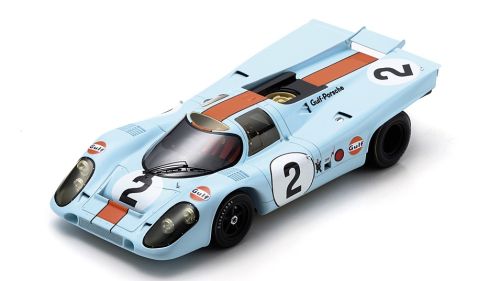 Spark Model 18DA71 Porsche 917K #2 Gulf 'Pedro Rodriguez - Jackie Oliver' winner 24 hrs of Daytona 1971