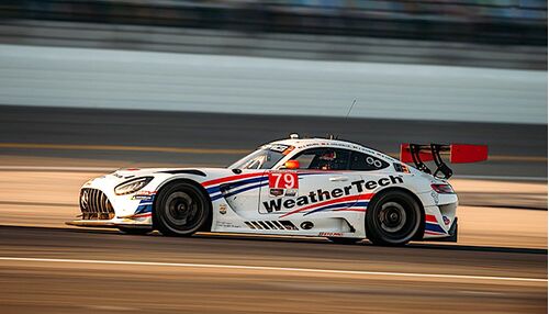 Spark Model US318 Mercedes-AMG GT3 #79 WeatherTech Racing 'Cooper MacNeil - Daniel Juncadella - Jules Gounon - Marco Engel' Winner GTD PRO cl 24hrs of Daytona 2023