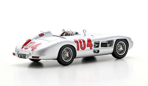 Spark Model 43TF55 Mercedes-Benz 300 SLR #104 'Stirling Moss - Peter Collins' Winner Targa Florio 1955 Spark Model 43TF55 Mercedes-Benz 300 SLR #104 'Stirling Moss - Peter Collins' Winner Targa Florio 1955