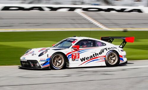 Spark Model US334 Porsche 911 GT3 R #79 WeatherTech Racing 'Cooper MacNeil - Julien Andlauer - Matteo Cairoli - Alessio Picariello' 24hrs of Daytona 2022