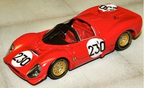 Marsh Models MM241B230 Ferrari 330 P3 #230 'Nino Vaccarella - Lorenzo Bandini' DNF Targa Florio 1966 Marsh Models MM241B230 Ferrari 330 P3 #230 'Nino Vaccarella - Lorenzo Bandini' DNF Targa Florio 1966