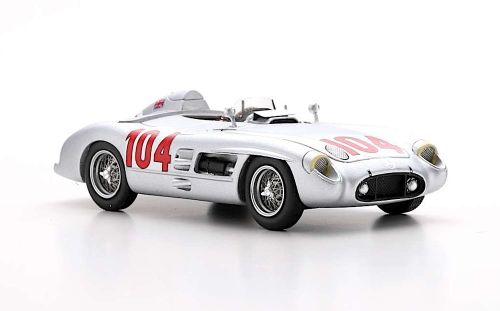 Spark Model 43TF55 Mercedes-Benz 300 SLR #104 'Stirling Moss - Peter Collins' Winner Targa Florio 1955 Spark Model 43TF55 Mercedes-Benz 300 SLR #104 'Stirling Moss - Peter Collins' Winner Targa Florio 1955