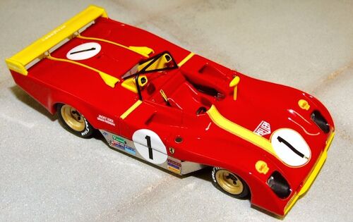 Marsh Models MM272B1M Ferrari 312PB #1 'Jacky Ickx - Brian Redman' 1st pl Monza 1000 Km 1973