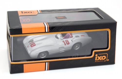 IXO Models GTM122 Mercedes W196 R Streamliner #18 'Juan Manuel Fangio' Winner Monza 1955 & F1 World Champion 1955 IXO Models GTM122 Mercedes W196 R Streamliner #18 'Juan Manuel Fangio' Winner Monza 1955 & F1 World Champion 1955