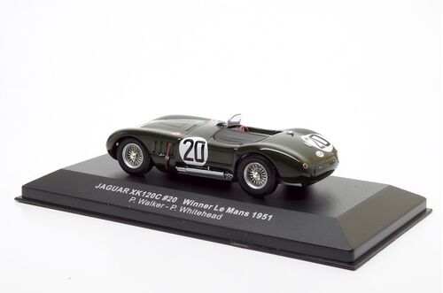 IXO Models LM1951 Jaguar XK120C #20 'Peter Walker - Peter Whitehead' winner Le Mans 1951