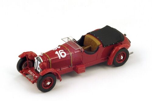 Spark Model 43LM31 Alfa Romeo 8C 2300 #16 'Lord Howe - Henry Birkin' winner Le Mans 1931 Spark Model 43LM31 Alfa Romeo 8C 2300 #16 'Lord Howe - Henry Birkin' winner Le Mans 1931