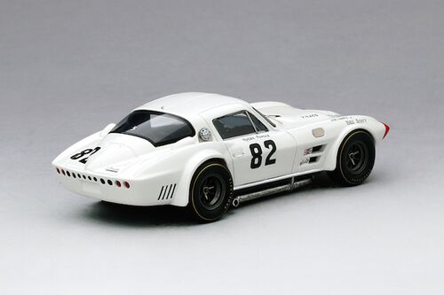 TSM-Models TSM164317 Chevrolet Corvette Grand Sport #82 "Roger Penske" Winner Nassau Speedweek 1964