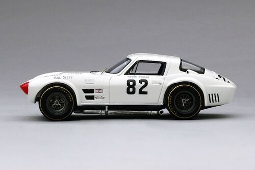 TSM-Models TSM164317 Chevrolet Corvette Grand Sport #82 "Roger Penske" Winner Nassau Speedweek 1964