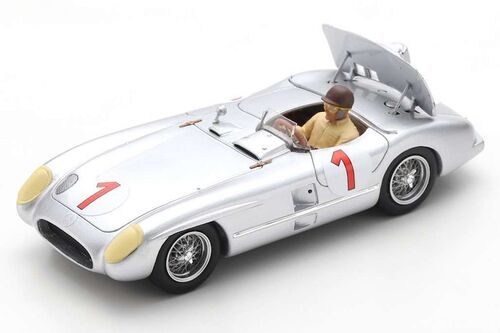 Spark Model S5858 Mercedes-Benz 300 SLR #1 'Fangio' Winner Swedish GP at Kristianstad 1955 Spark Model S5858 Mercedes-Benz 300 SLR #1 'Fangio' Winner Swedish GP at Kristianstad 1955