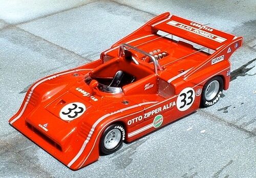 Marsh Models MM120 Alfa Romeo 33 Otto Zipper #33 'Milt Minter' Can Am 1973 Marsh Models MM120 Alfa Romeo 33 Otto Zipper #33 'Milt Minter' Can Am 1973