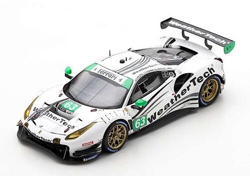 LookSmart Models LSRC076 Ferrari 488 GTE Scuderia Corsa #63 'Alessandro Balzan - Cooper MacNeil - Toni Vilander - Jeff Westphal' 24th pl 24hrs of Daytona 2020