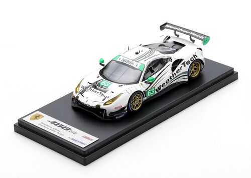 LookSmart Models LSRC076 Ferrari 488 GTE Scuderia Corsa #63 'Alessandro Balzan - Cooper MacNeil - Toni Vilander - Jeff Westphal' 24th pl 24hrs of Daytona 2020