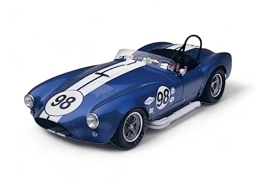 Marsh Models MM339 Shelby Cobra 427 "Flip-top" #98 'Ken Miles' USRRC Nassau Trophy Race 1964